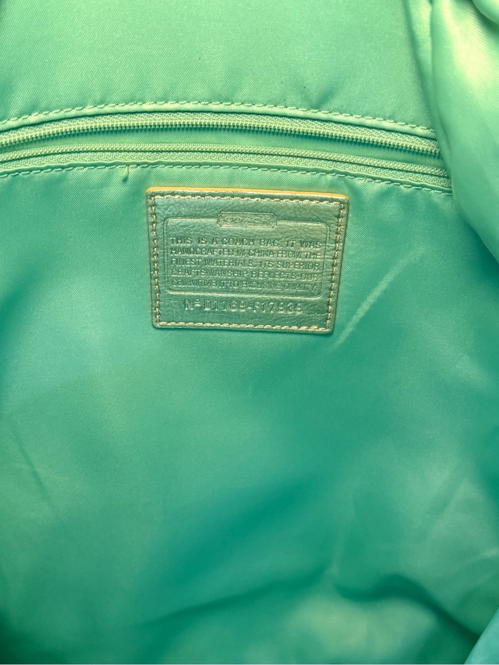 COACH Y2K Poppy patch backpack 🩵💚🩷 - Picture 8 of 9